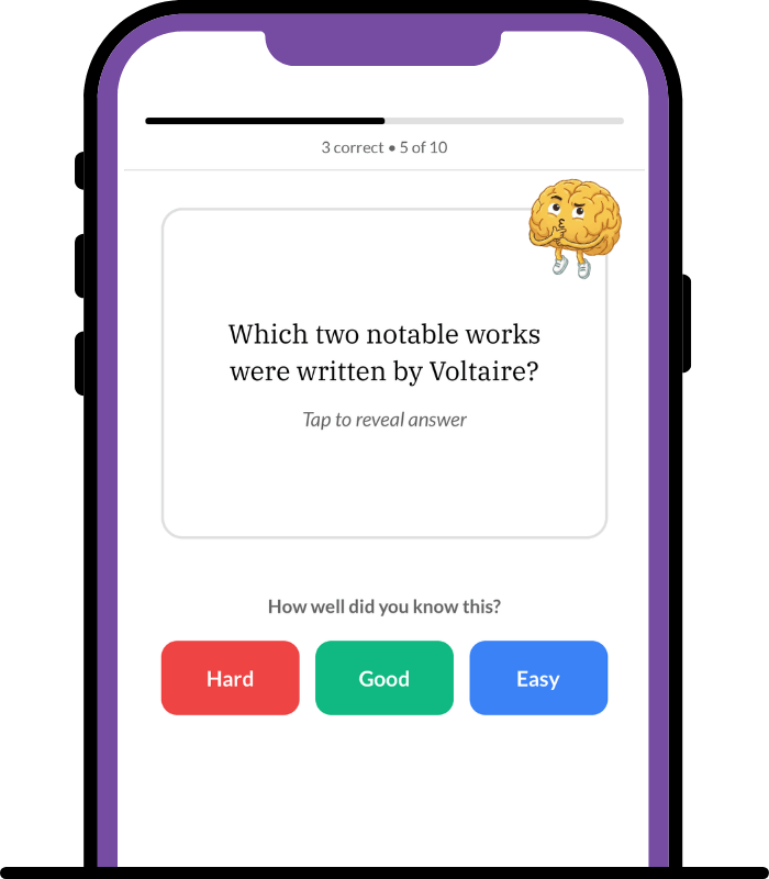 AI-generated flashcards and spaced repetition quizzes
